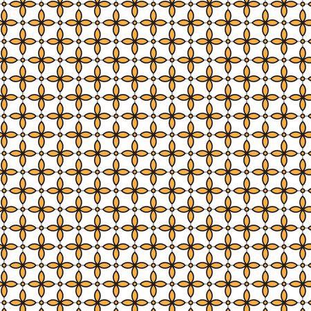 Seamless vector pattern. Background texture in geometric ornamental style.のイラスト素材