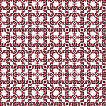 Seamless vector pattern. Background texture in geometric ornamental style.のイラスト素材