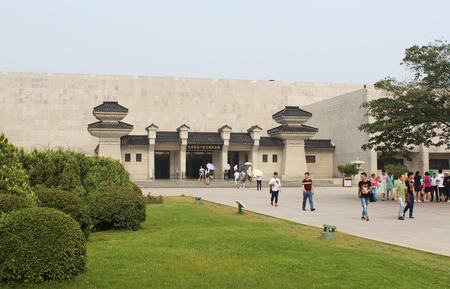 Qin Terracotta Warriors 2nd Pit Ruins Hallのeditorial素材