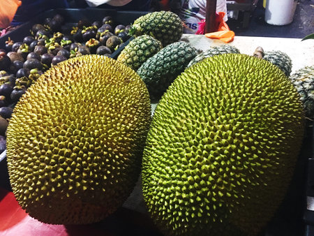 Close up of jackfruit in Malaysia