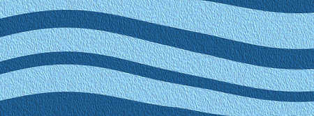 Blue horizontal lines, fabric ribbon on empty white display. Simple textured background with...