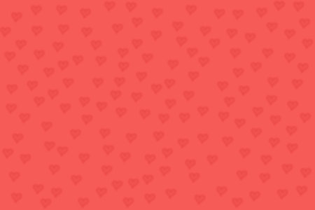 Abstract heart shape on red background. Colorful banner template. Easy editable illustration for...