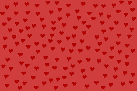 Abstract heart shape on red background. Colorful banner template. Easy editable illustration for...