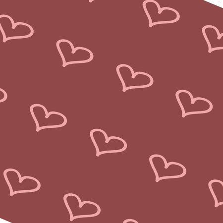 Abstract heart shape on pink background. Colorful banner template. Easy editable illustration for display product, advertisement, wallpaper, websites, card, greetings. Valentine's day, love, relationshipの写真素材