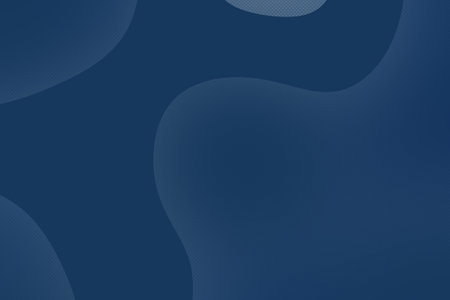 Blue dark background with gradient, abstract oval shapes, thin wavy classical stripes. Spiral modern element for banner, presentation and flyer design, app, application, websites. colorful shiny waveの写真素材