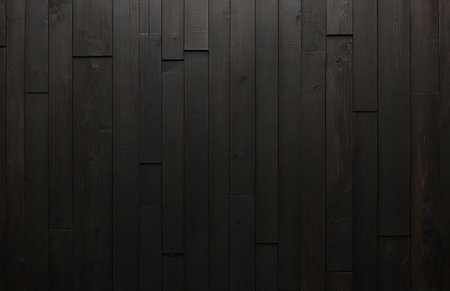 Dark wooden wall texture background. Dark wood planks texture background.の素材