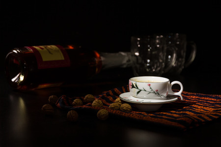 Coffee and wineのeditorial素材