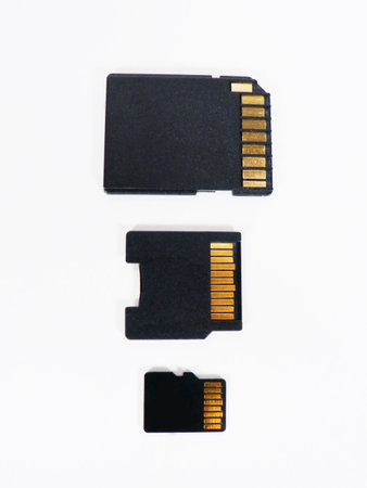 Portable flash drive memoryの写真素材