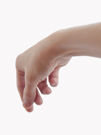 keeping finger of the hand