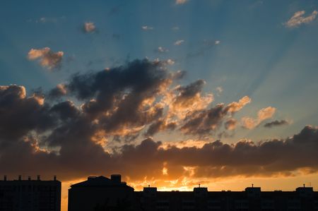 sunsetの写真素材