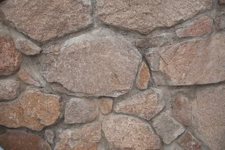 Rough stone wallの写真素材