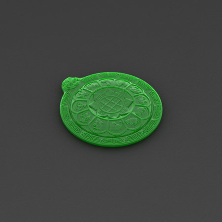 Eight Diagrams Plateの写真素材