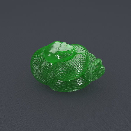 Python Handle pieceの写真素材