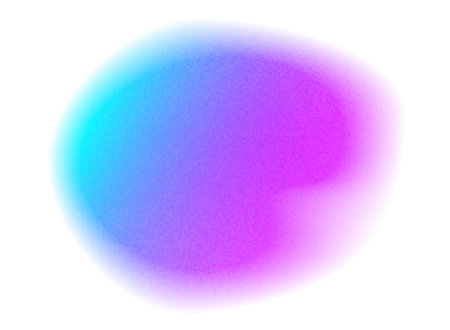 Purple blue gradient, gradation circle, vector grain noise texture holographic blur abstract...