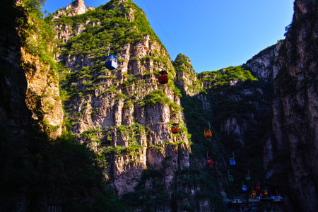 Beijing dragon Gorge scenic landscapesのeditorial素材