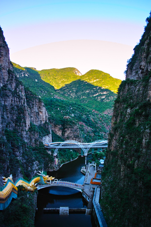 Beijing dragon Gorge scenicのeditorial素材
