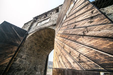 China cattle back mountain antiの写真素材