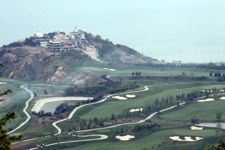 Qingdao golf course.のeditorial素材