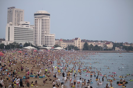 Qingdao first beach.のeditorial素材