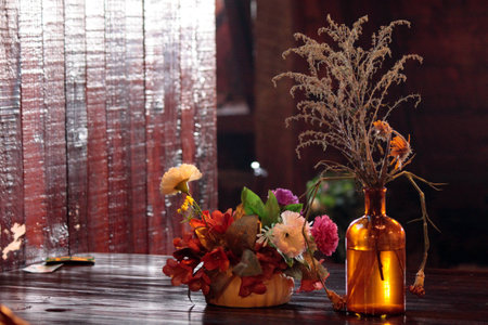 Flowers in the room.の写真素材