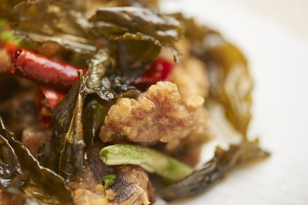 Fried pork ribsの写真素材