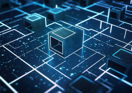 Pioneering Blockchain Transformations in Business Landscape (AI Generated)の素材