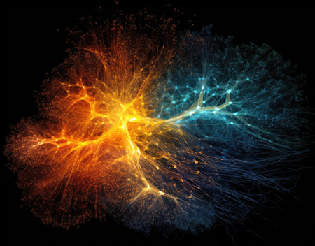 Embark on a solarpunk exploration of the human mind with this visually arresting piece.の素材