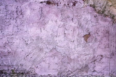 Grunge wall of the old house. Textured background. Plaster hue Ultra Violetの写真素材