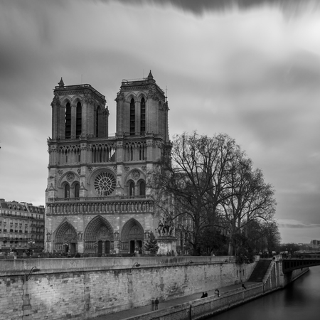notre dame de Parisの写真素材