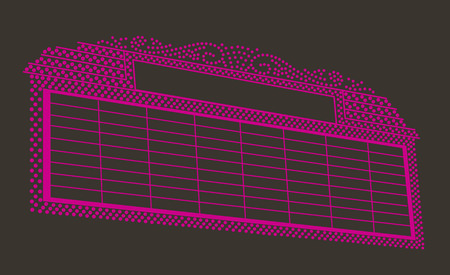 a glowing frame / wallpaper with space for title.のイラスト素材