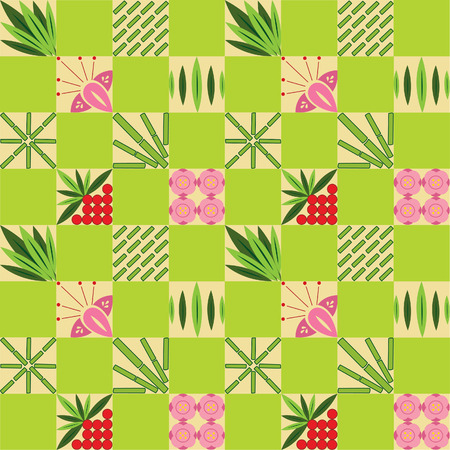 Bamboo patternのイラスト素材