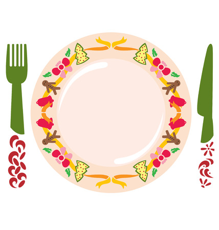 Christmas Mealのイラスト素材