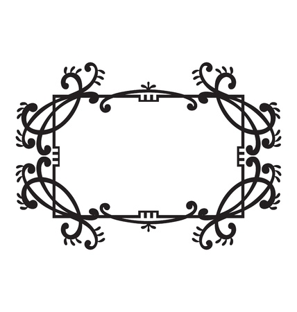An decorative announcement template great for invitation or greeting.のイラスト素材