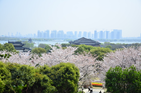 Scenery of the Mountain Scenic Area at Suzhou, China.のeditorial素材