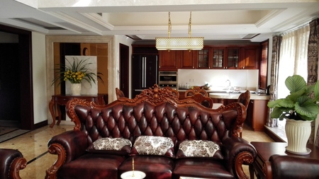 Home decoration model house in Europe and America.のeditorial素材