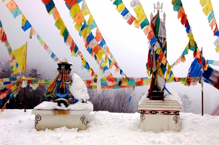 Tibetan customsの写真素材