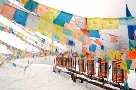 Tibetan customsの写真素材