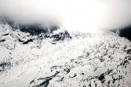 HaiLuoGou glacierの写真素材