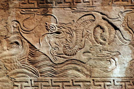 Memorial arch stone carvings in ancient China