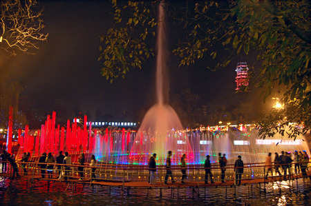 The spring Lantern Festivalのeditorial素材