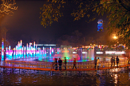 The spring Lantern Festivalのeditorial素材