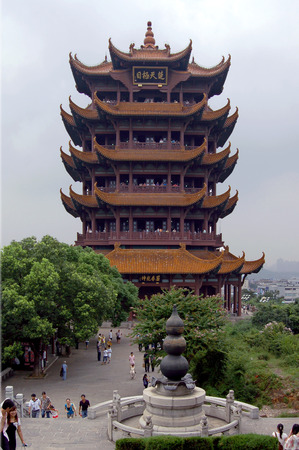 Yellow crane towerのeditorial素材