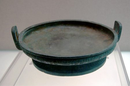 The ancient Chinese bronze wareのeditorial素材