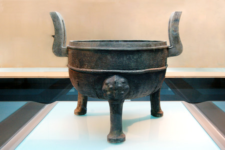 Ancient Chinese bronze wareのeditorial素材