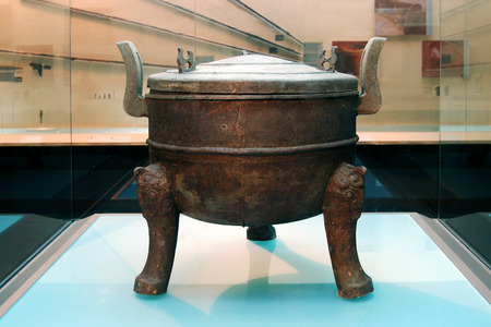 Ancient Chinese bronze wareのeditorial素材