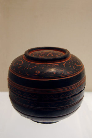 The ancient Chinese lacquerのeditorial素材