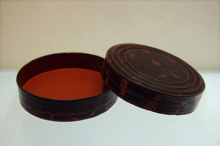 The ancient Chinese lacquerのeditorial素材