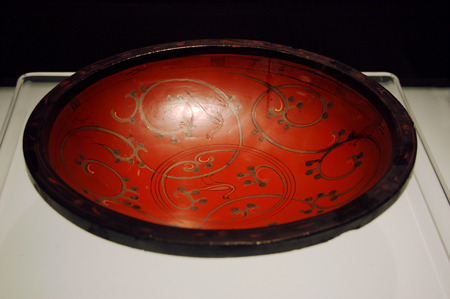 The ancient Chinese lacquerのeditorial素材