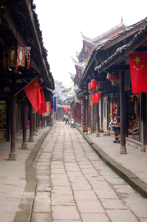 Huanglongxi ancient townのeditorial素材