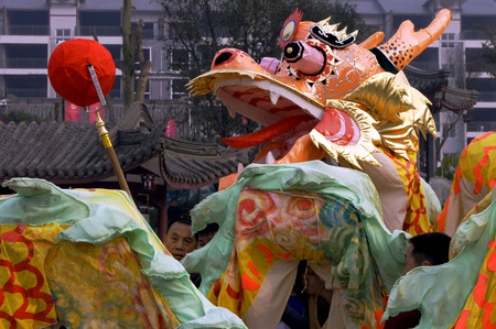 Dragon danceのeditorial素材